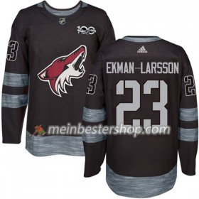Arizona Coyotes Oliver Ekman-Larsson 23 1917-2017 100th Anniversary Adidas Schwarz Trikot Authentic - Herren